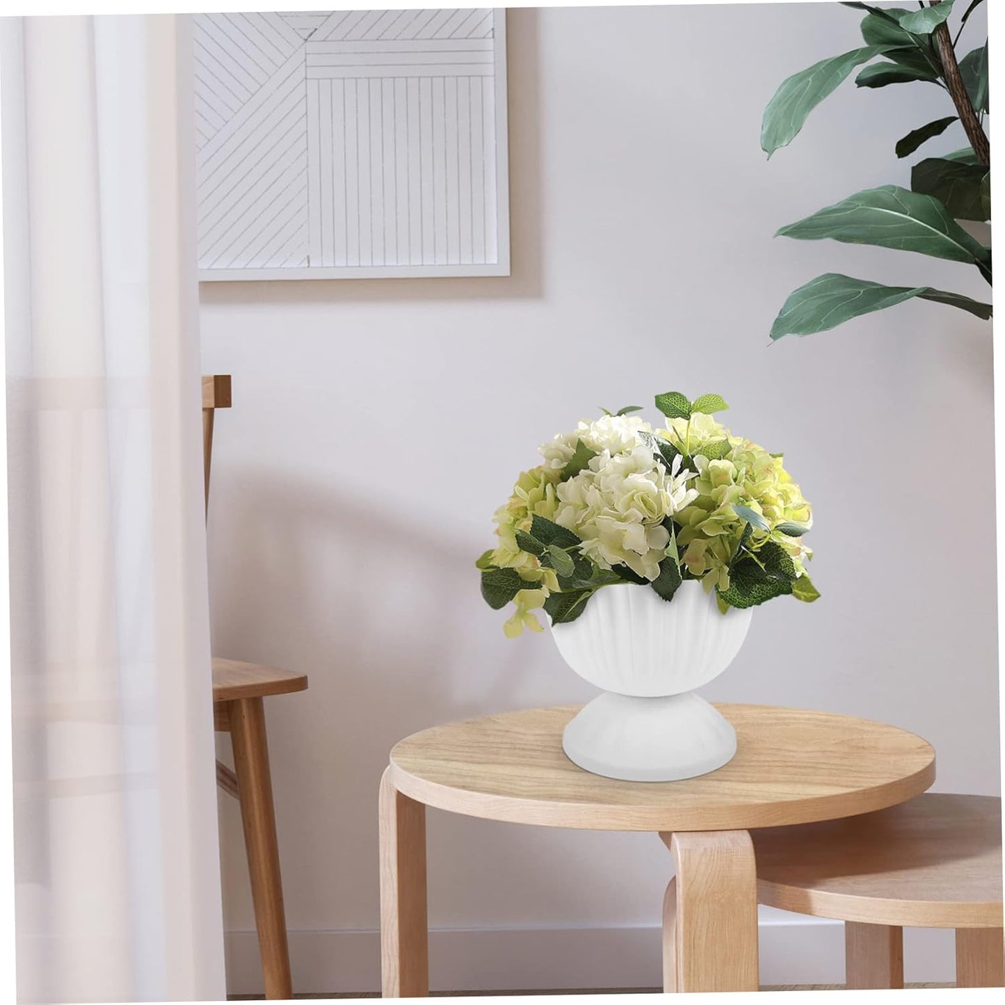 2Pcs Plastic Flowerpots European Style Roman Pot for Wedding Romantic Style Vases Planters