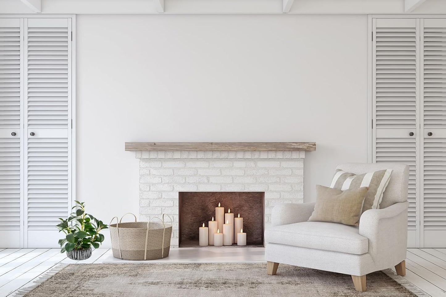 AlphaAcc Artificial Plants Decor Greenery Fake Succulents Indoor Potted Fake Plant with Rustic Black Clay Planter for Farmhouse Room Bathroom Bedroom Kitchen Office Table Desk Decor