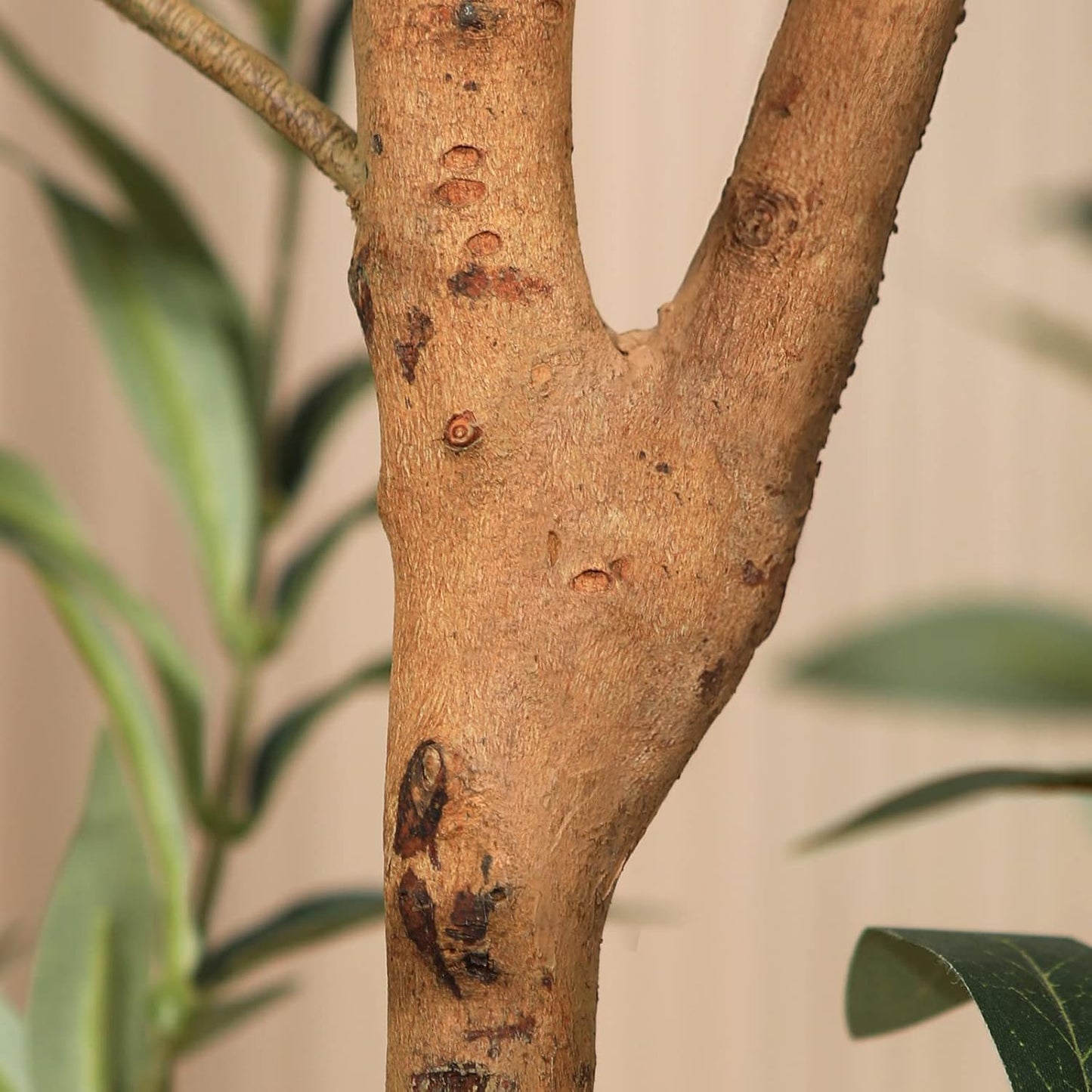 Kazeila Artificial Olive Tree 6FT Tall Faux Silk Plant for Home Office Decor Indoor Fake Potted Tree with Wood Branches and Fruits