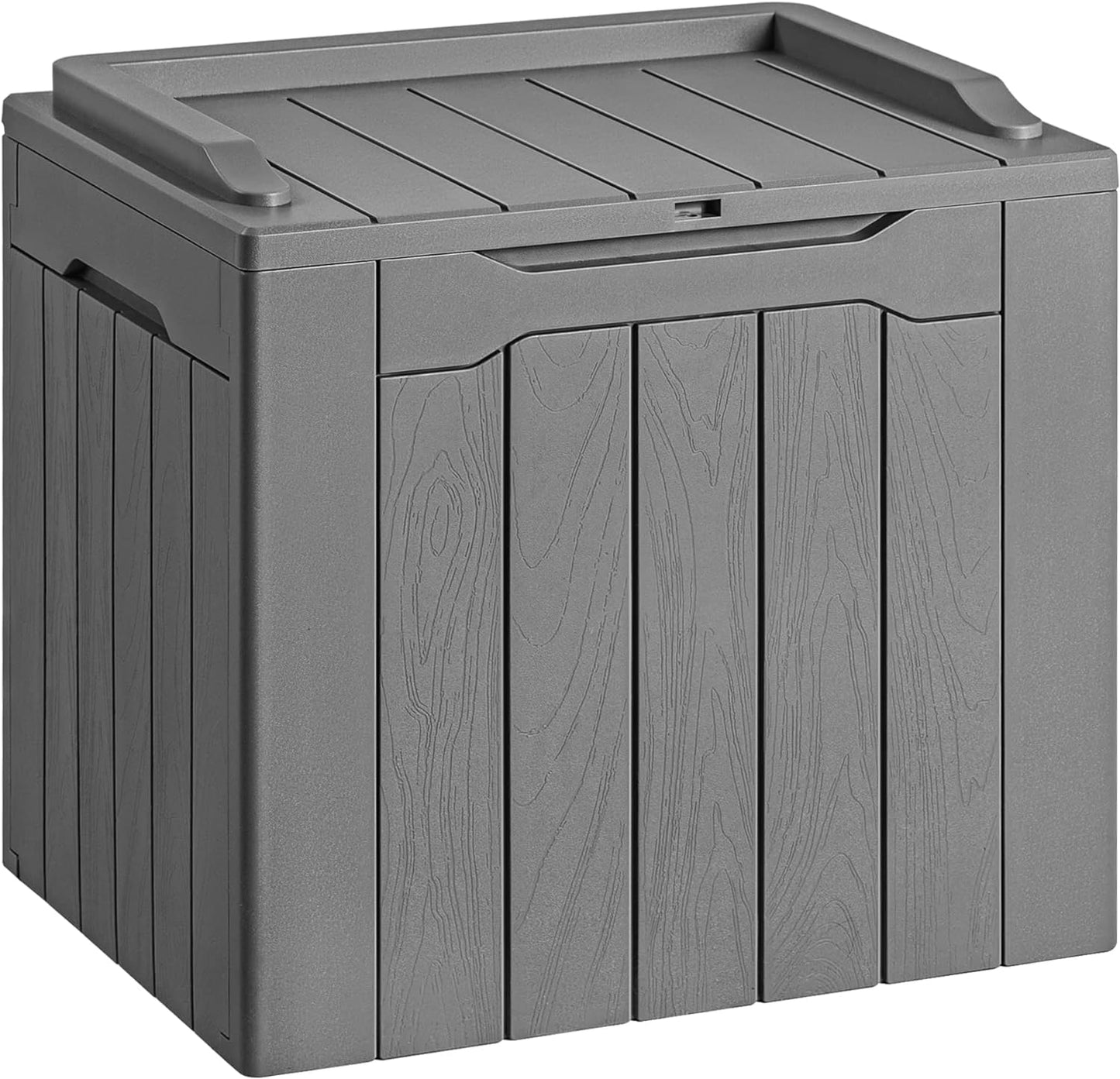 Devoko 30 Gallon Resin Deck Box Outdoor Indoor Waterproof Storage Box for Patio Furniture Pool Accessories Storage for Cushion Garden Tools (30 Gallon, Black)